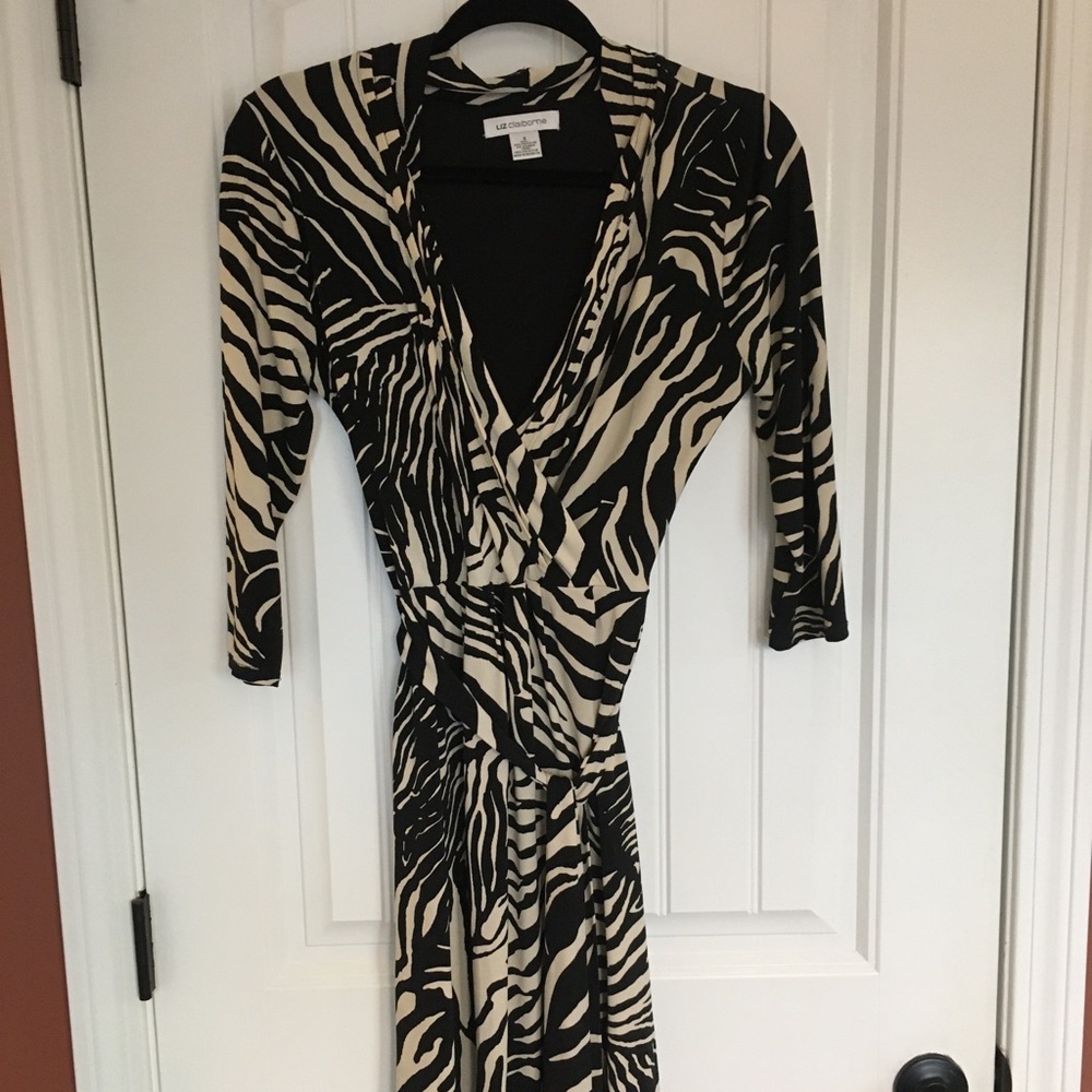 EUC Liz Claiborne Wrap Dress, S